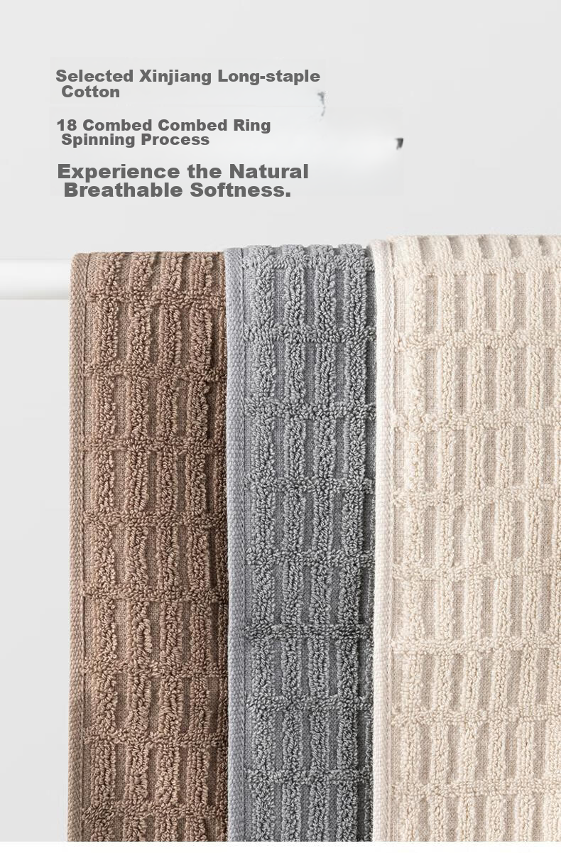 Sanli Class A Xinjiang Cotton Square Towels, 4 Pieces, Pure Cotton Soft Absorbent Face Washing Sports Small Towels for Men And Women, 33*33cm 8