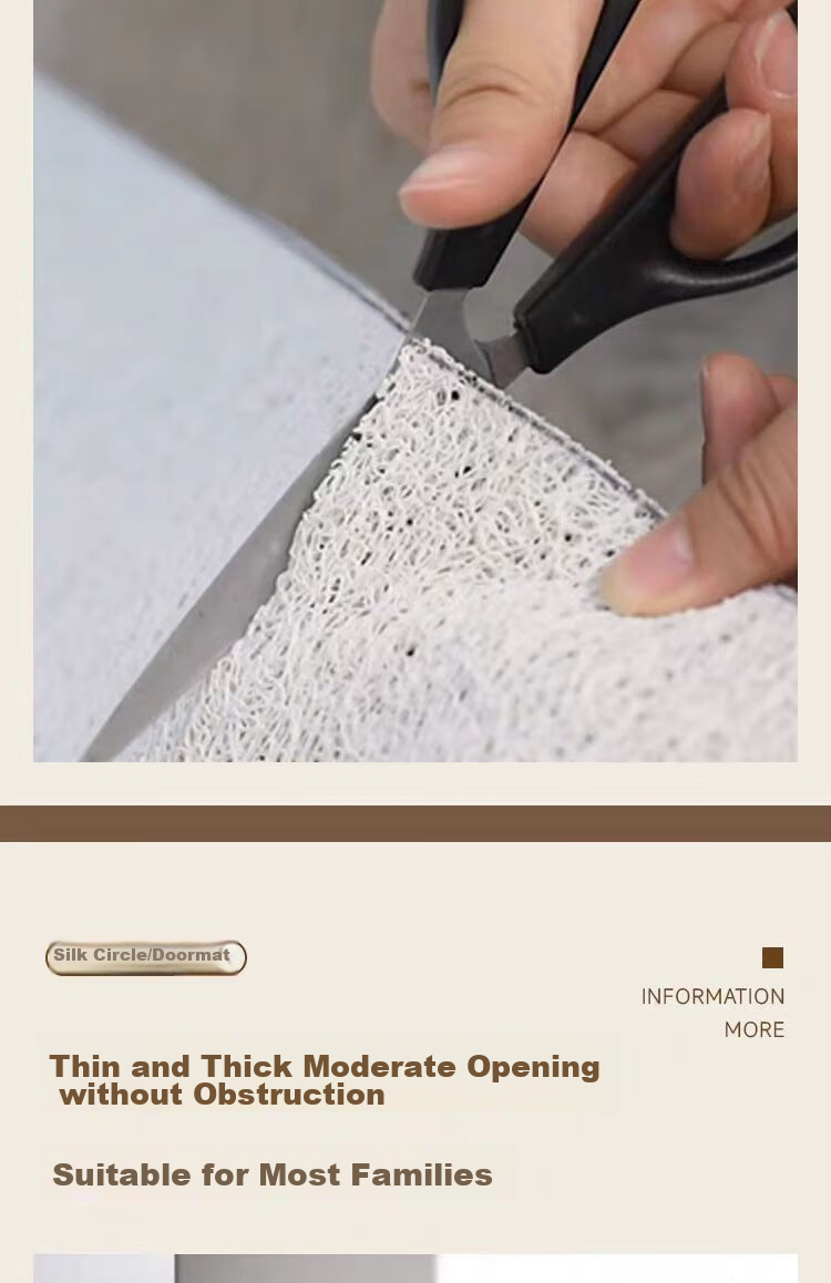 MOON TIME Entrance Mat, Doorway Foot Mat, Indoor Doormat, Loop Pile, Dirt-Resistant, Non-Slip Floor Mat, 60*90cm, Wangyu 7