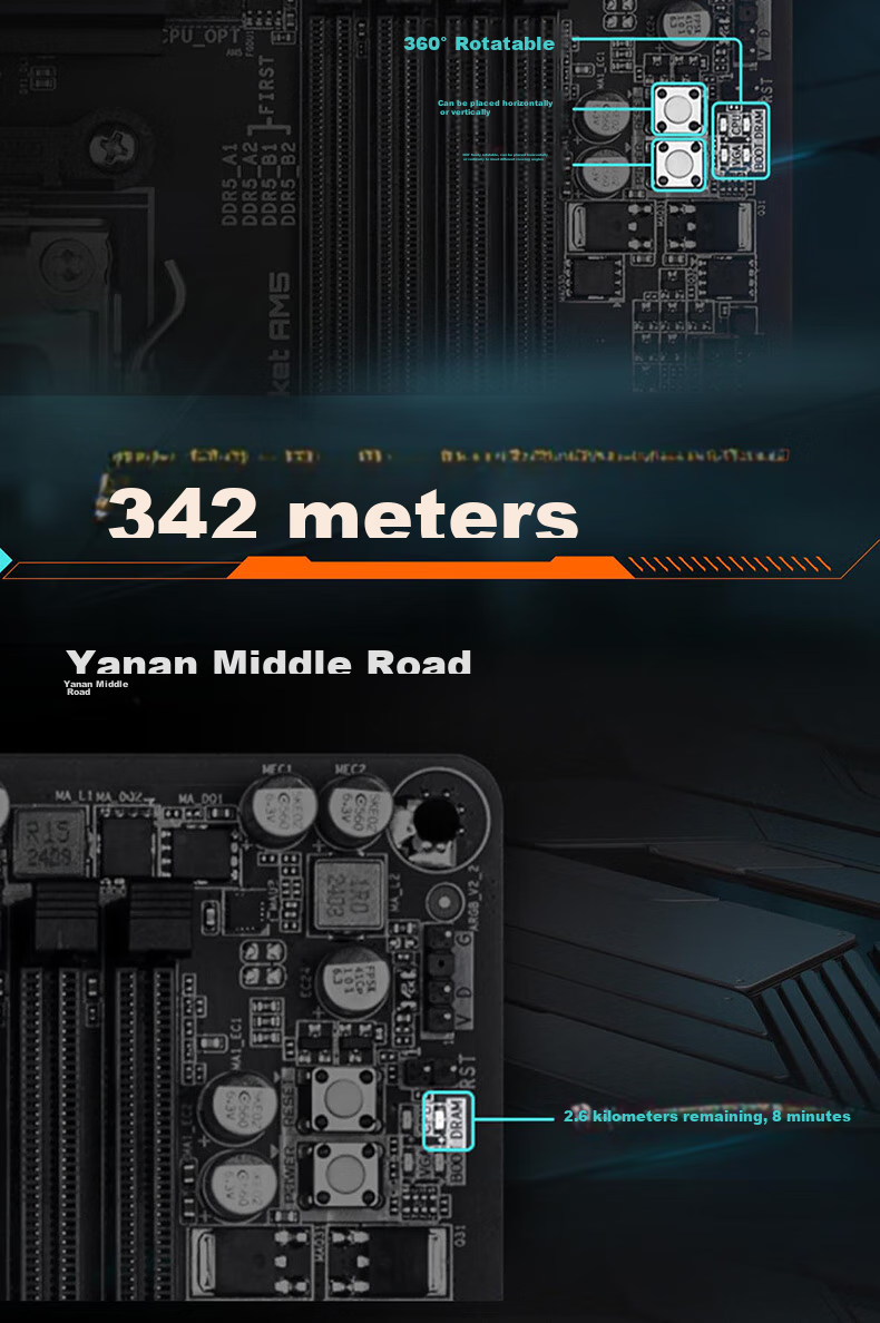 GIGABYTE X870 GAMING X WIFI7 Eagle X DDR5 Motherboard Supports AMD CPU AM5 9700X 9800X3D 9900X 9600X 10