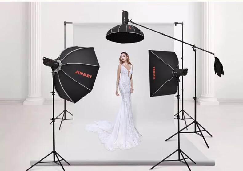 JINBEI KE Series Quick-Install Grid Softbox, Deep Mouth, Deep Throw, Octagonal, Rectangular Softbox, Integrated Rod Cover, KE-35*140 Professional Grid Softbox (Including Grid) 3