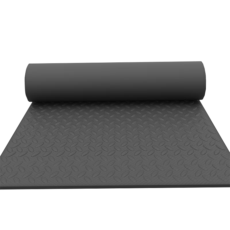 Treadmill Mat, Thickened Aerobics Mat, Fitness Non-Slip Floor Mat, Exercise Mat, 1750*800*40mm, Black And Gray