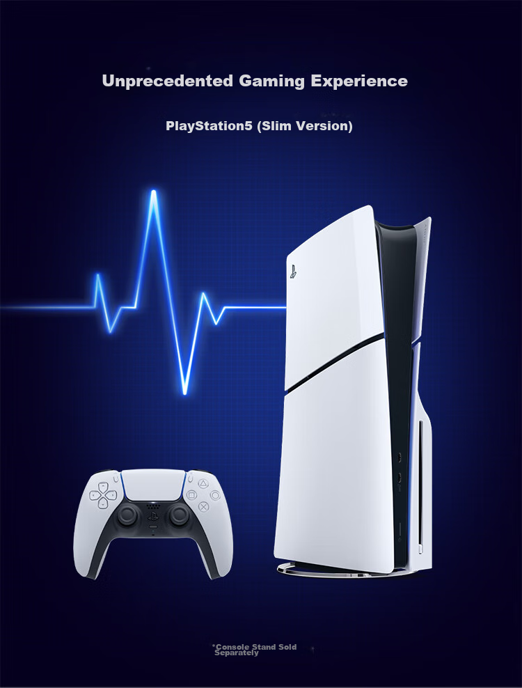 SONY PS5 Slim Disc Edition, PlayStation5 Disc Edition (Slim Version), Chinese Mainland Version, PS5 Game Console 1