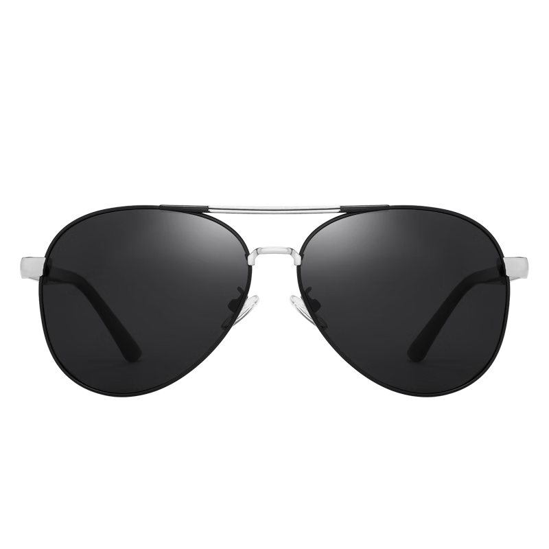 LESCA LUNETIER Driving Polarized Sunglasses for Men, UV Protection, Black And Gold Frame with Photochromic Lenses (Day And Night Use), Father's Gift