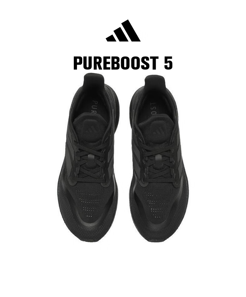 Adidas Men's Shoes, Women's Shoes PUREBOOST 5 Casual Sports Shoes Black ID115842 Size 1