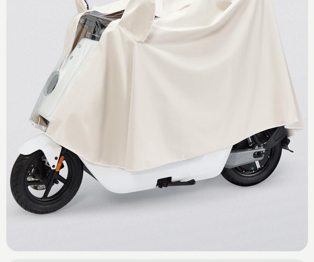 Cheguimu Electric Bicycle Raincoat, Single-Person One-Piece, for Electric Scooters And Bicycles, Riding Rain Poncho, Enlarged And Thickened, Storm-Proof Raincoat 12