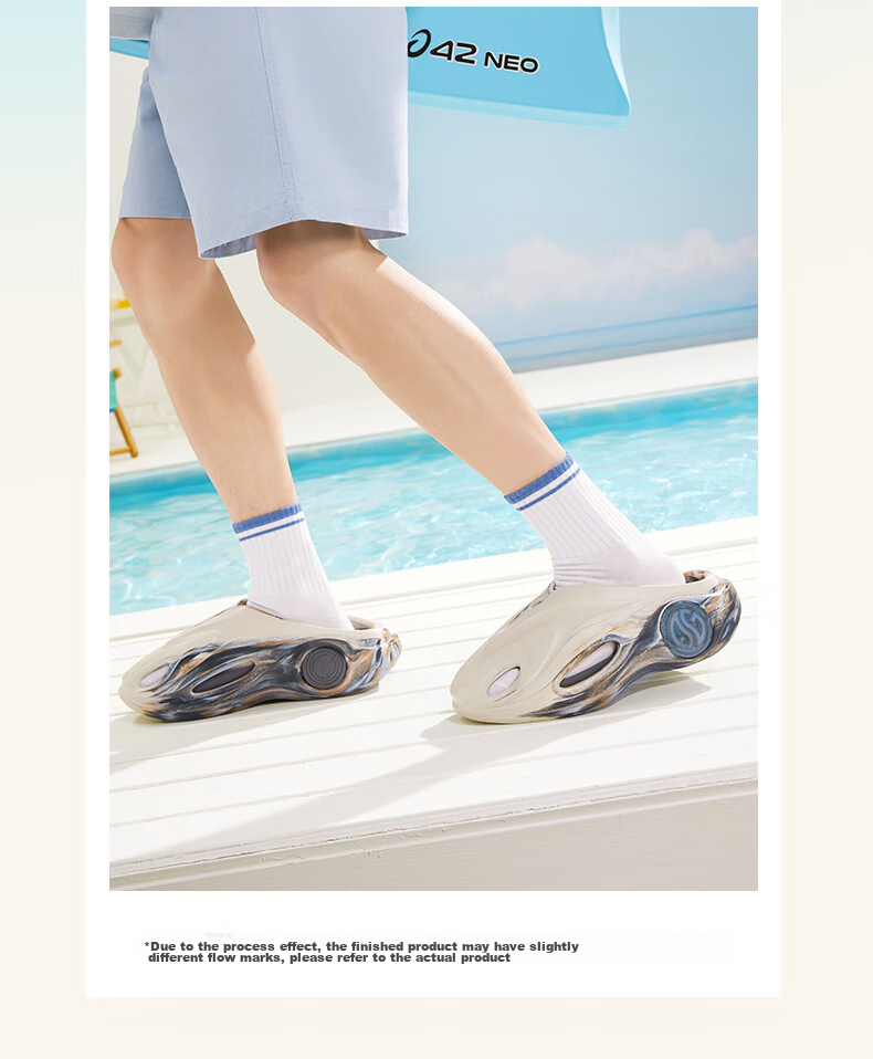 361° Men's Sports Sandals, AG Youjing 2 Summer Perforated Sandals, Outdoor Water-Friendly Slippers, Men's Shoes, 672421103-10 24