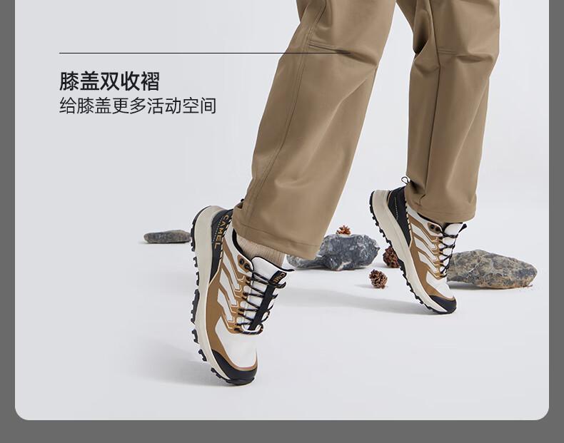 CAMEL Men's Cargo Pants, Wide-Leg Style, Wang Junkai's Same Style, Spring And Summer Soft Shell Straight-Leg Casual Trousers M14CAWI644 11