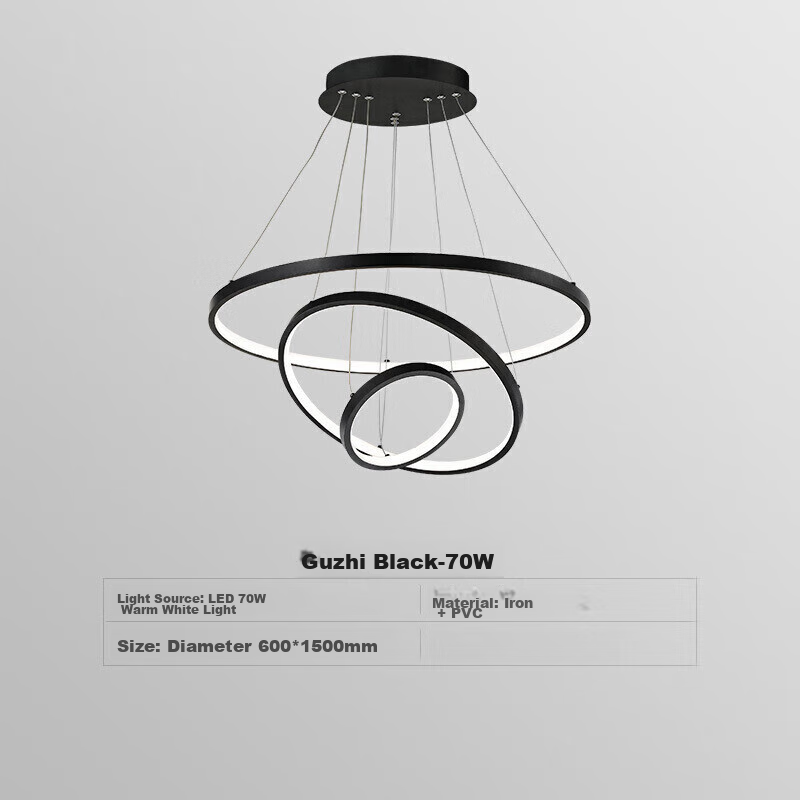 NVC Pendant Light, Modern Minimalist Chandelier, Bar Light, Nordic Style Decorative Lamp, Fashionable Dining Pendant Light, 70 Watts