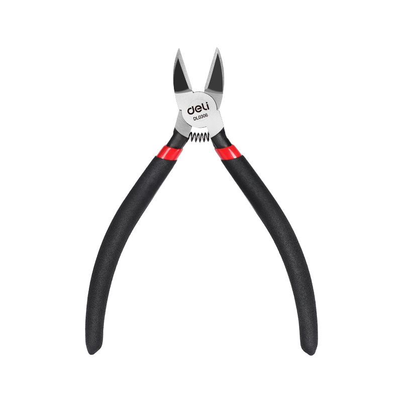 Deli Non-Slip Water Pipe Pliers, Electronic Scissors, Plastic Pliers, Diagonal Cutting Pliers, 6-Inch Electrician's Pliers, Chrome Vanadium Steel Professional Model