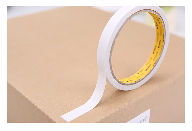 M&G High Adhesive Cotton Paper Double-Sided Tape 9mm x 10y (9.14m/Roll) Office Supplies AJD97348 Single Roll 7
