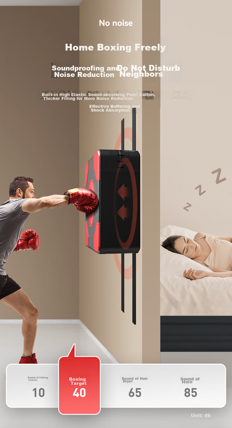 Li-Ning Boxing Wall Target Training Equipment, Home Use Adult Punching Bag, Wall-Mounted without Drilling, Kickboxing Sandbag, Indoor Use for Childre 9