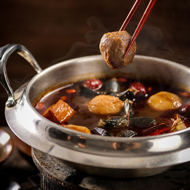 海欣香港撒尿肉丸500g 牛肉丸风味肉丸 肉含量65%+关东煮火锅食材