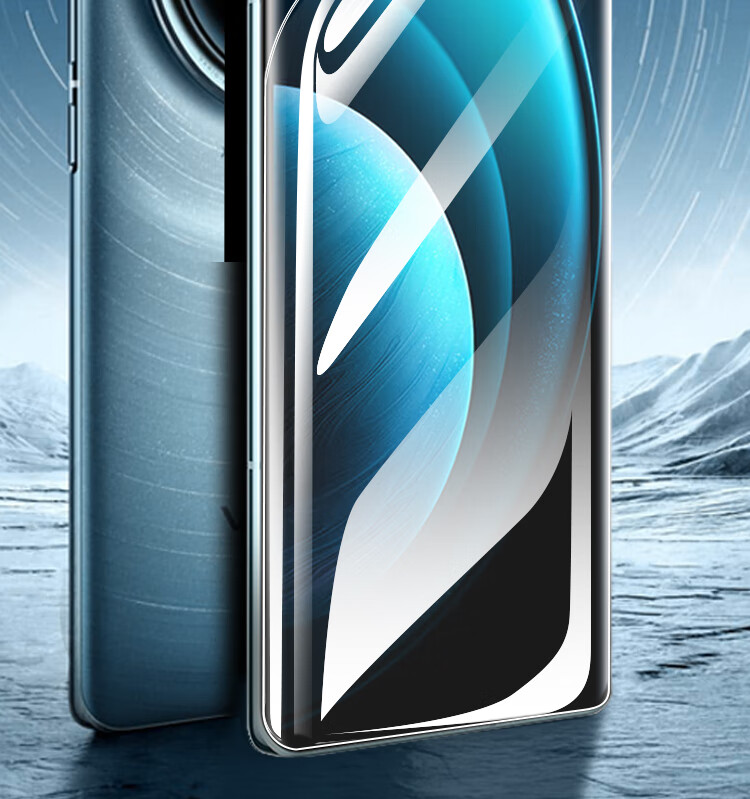 ESCASE Vivo X100/100 Pro Phone Screen Protector, Shockproof, Anti-Scratch, Hydrogel Film, Full Coverage, High Definition, Curved Fit, Wear-Resistant Protective Film, 2 Pieces + Application Tool A+ 1