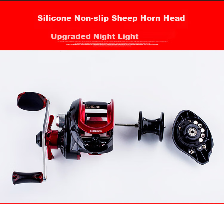 GW Fishing Triple Autumn Water Drop Reel, Double Line Cup, Left-Handed Magnetic Brake Water Drop Reel, 9-Axis Lure Fishing Reel, Anti-Explosion Line Fishing Reel, Lure Fishing Tackle Accessories, Fishing Supplies 5