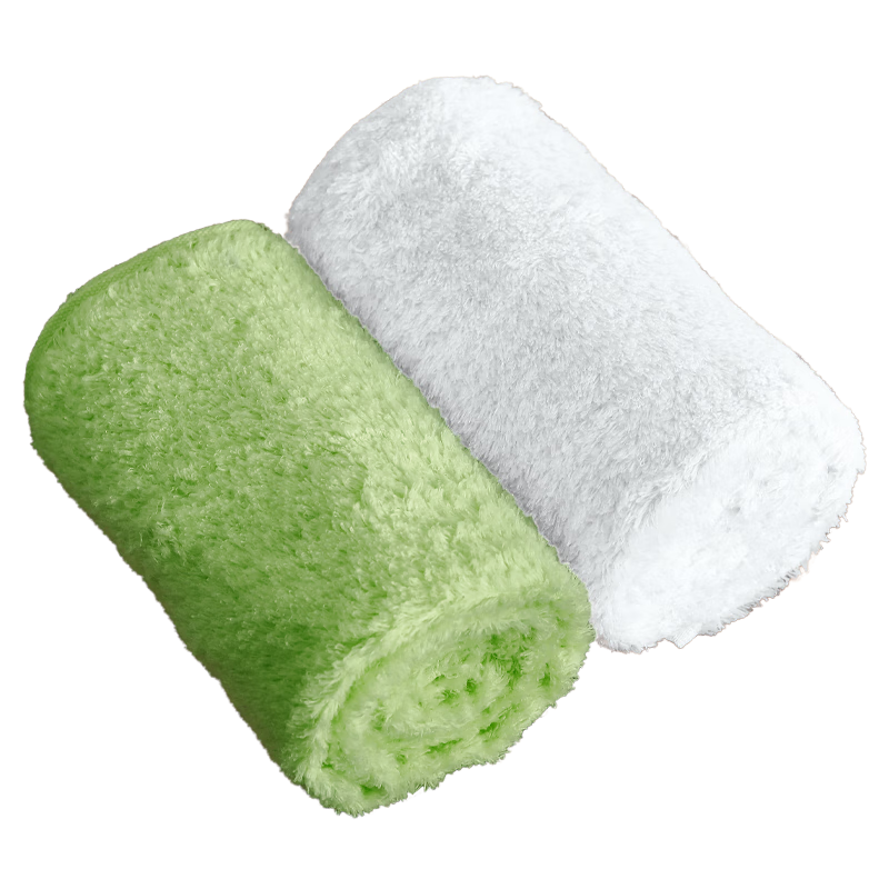 UCHINO Cloud Mousse Unbleached Pure Cotton Towel, Soft And Absorbent, for Face Wiping And Hot Compress, Pro Series, Pack of 2, Size M8