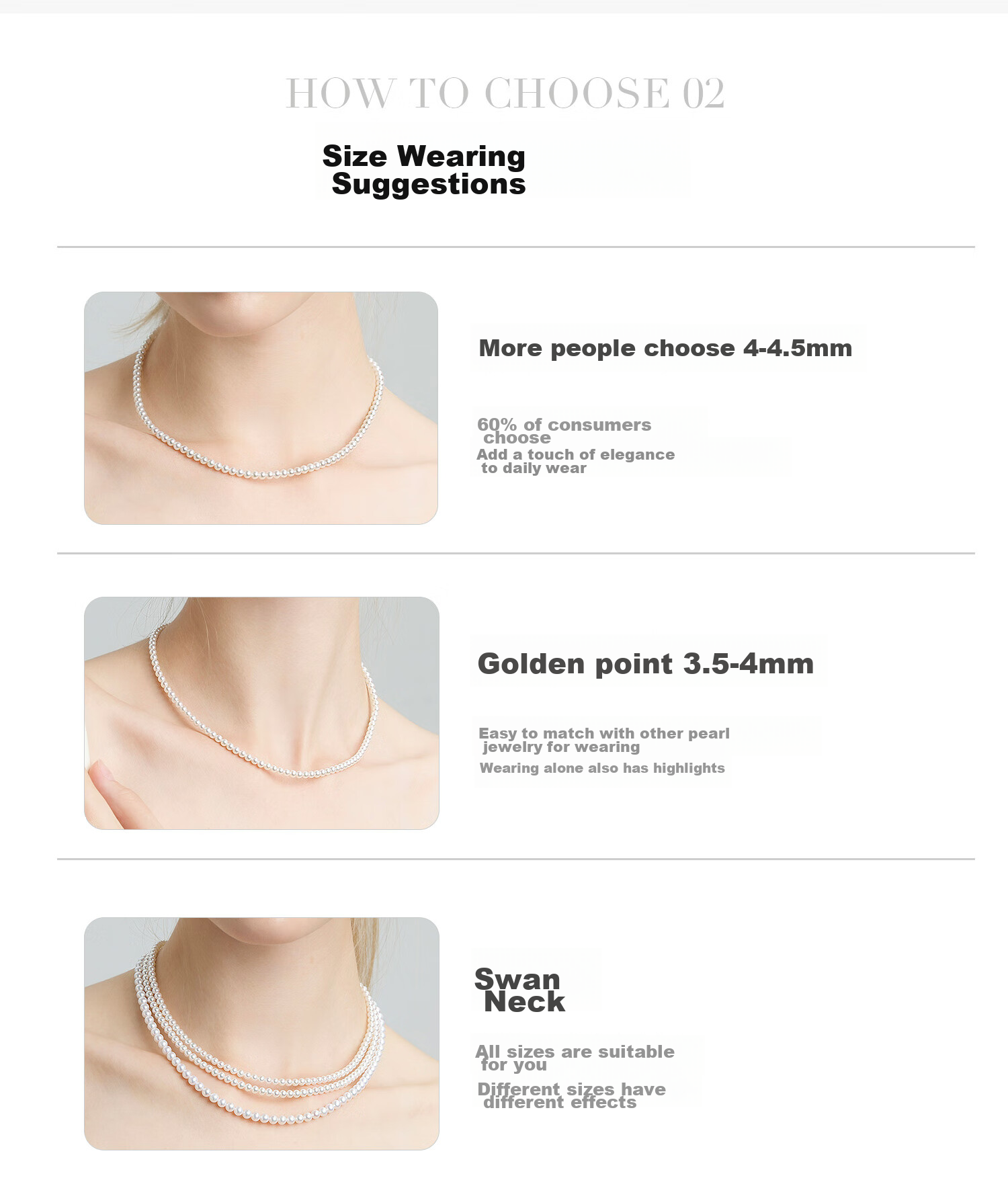 GiO Jewelry Freshwater Pearl Necklace, Youthful Style Collarbone Chain, Gift for Girlfriend, Wife, Mother's Day Present 15