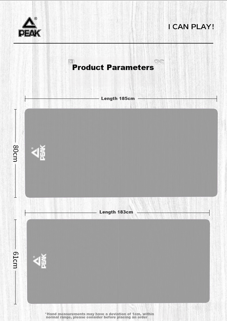 PEAK Yoga Mat for Men And Women, Fitness Training Exercise with Shock Absorption, Soundproof, Non-Slip Mat, Children's Dance Mat, Thick Pink 14