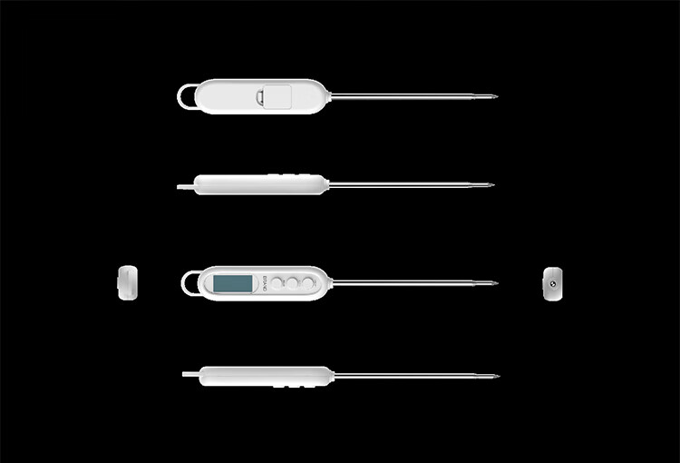 Biokang Ultra-Fast Contact Thermometer Food Thermometer Water Thermometer Milk Thermometer Oil Temperature Gun Kitchen Use 6
