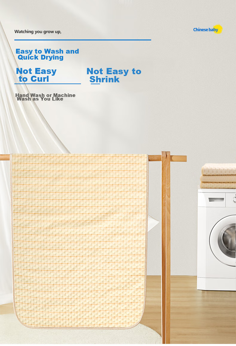 Nanjiren Waterproof Breathable Washable Pure Cotton Incontinence Pad for Babies And Elderly Care (50*70 Cm) 10