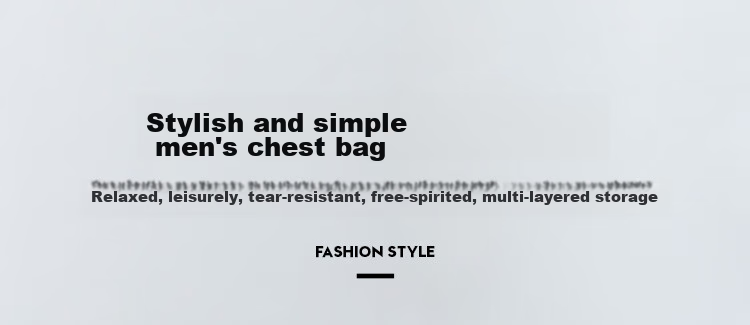 Goldlion Chest Bag, Multifunctional Men's Bag, Simple Crossbody Bag, Waist Pack, Travel Shoulder Bag, Small Backpack, Birthday Gift 1
