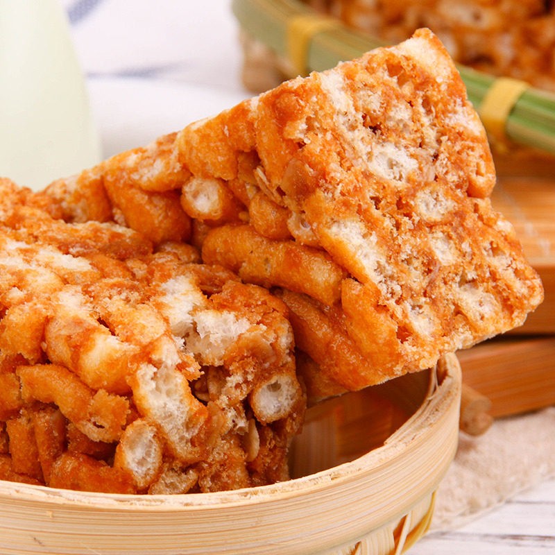 名沙燕麦沙琪玛黑糖味500g 传统糕点蛋糕休闲零食早餐代餐下午茶点心