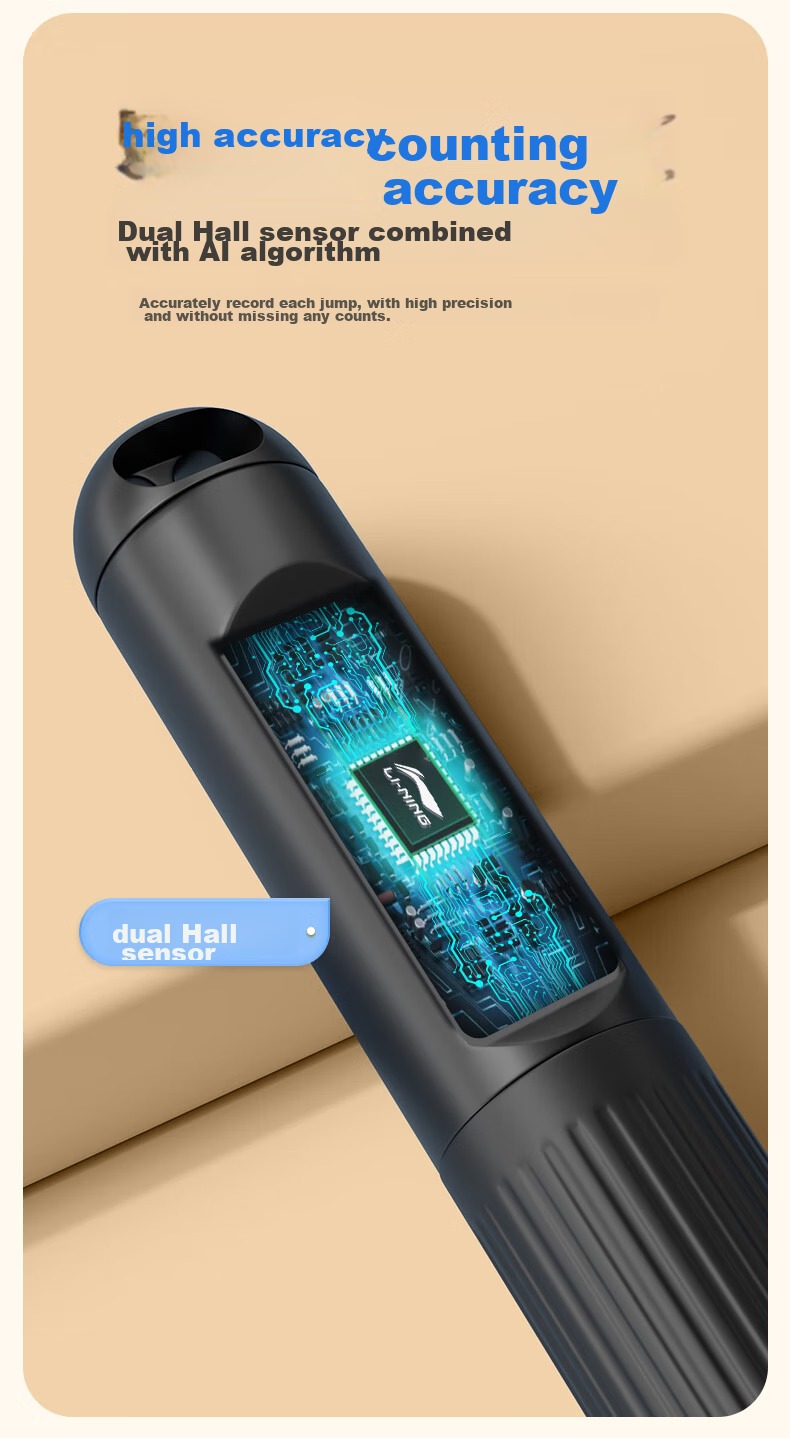 Li-Ning Counting Skipping Rope Exam for Middle School Entrance Exams, Specialized for Primary School Students, Children's Physical Education Test, Professional 4mm Speed Competitio 11