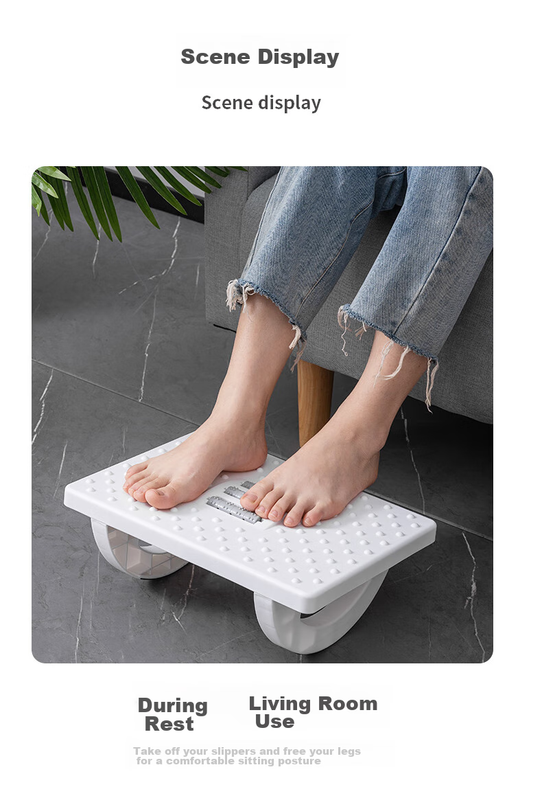 Haoer Office Footrest, Creative Home Sofa Leg Rest, Adjustable Triangular Foot Stool 12