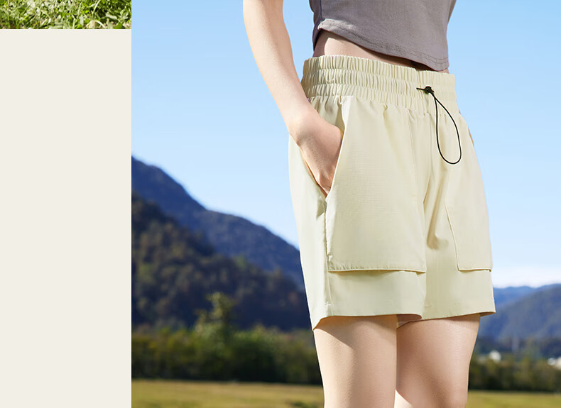 361° Women's Sports Shorts, Spring And Summer Five-Point Pants, Sun Protection, Outdoor Loose Casual Cargo Shorts, 662424703-2 21