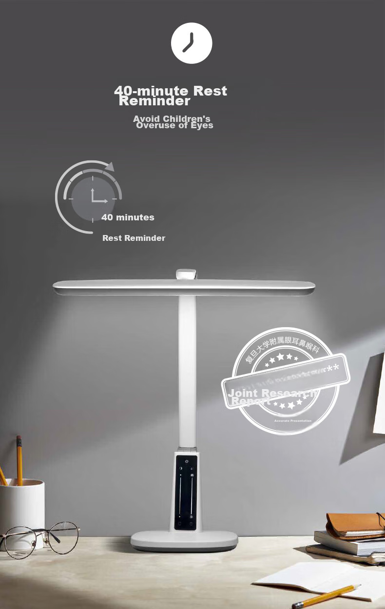 PHILIPS Reading Eye Protection Desk Lamp, Self-Operated Home Use, Full Spectrum, National AA Grade, for Students And Children, Anti-Blue Light, A1 14