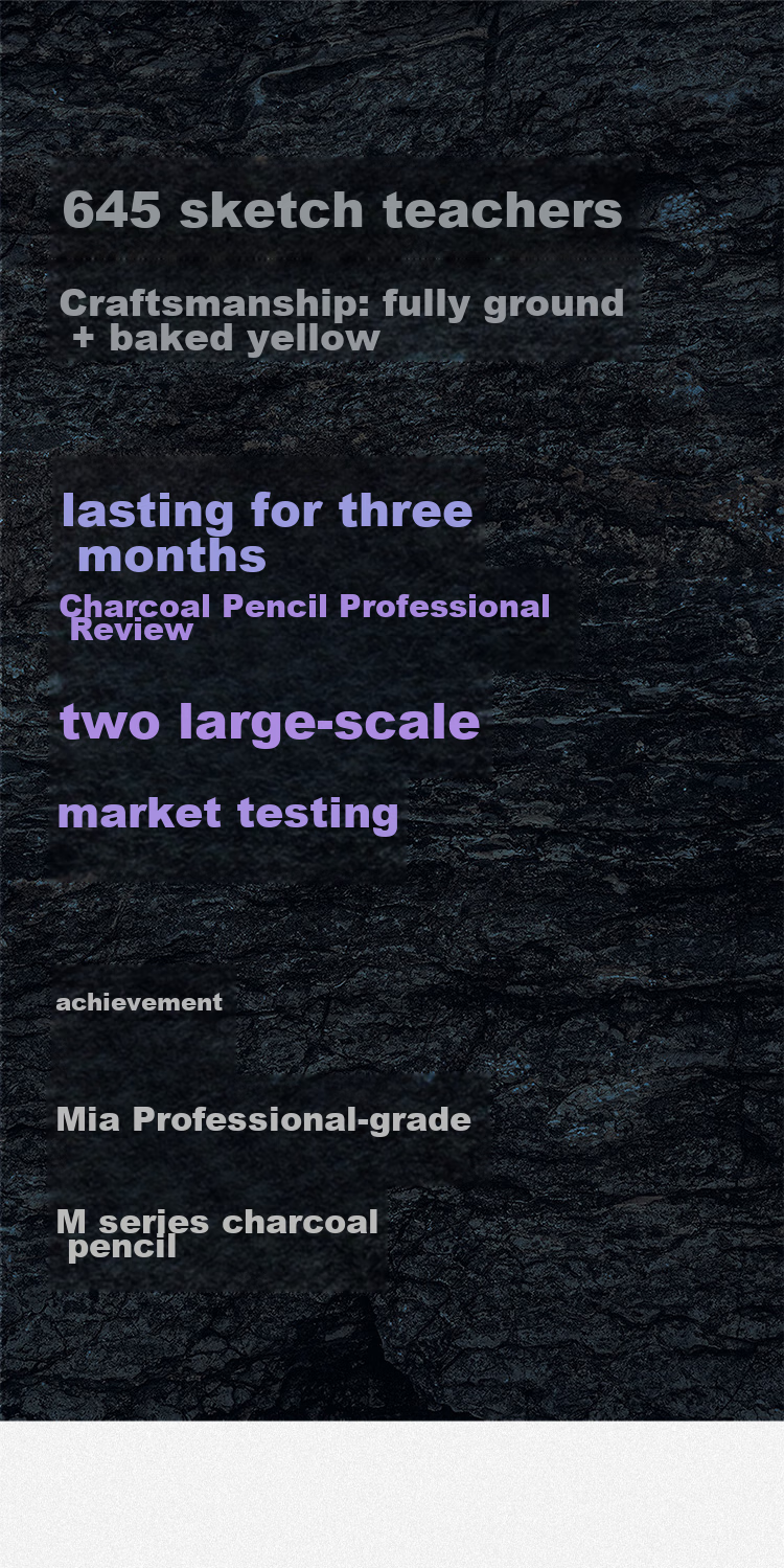 MIYA Charcoal Pencils for Art Students, Sketching Pencils, Soft Carbon Pencils, Quick-Drawing Pencils, Extra Soft Full Carbon Artist Series Drawing Exam Topper Black Charcoal Pencil Tool Set M Series Hard Carbon 10 Pcs/box Sketching Markers Drawing 1