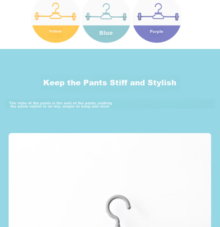 CHAHUA Pants Hanger, Trouser Clips, Clothes Rack, Skirt Clips, Pants Hanger, Storage Organizer, Gray + Green, 15 Pieces 4