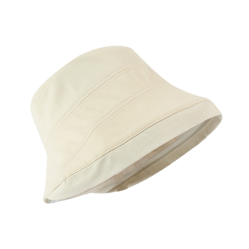 CACUSS Women's Spring And Autumn Sun Hat, Outdoor Cycling UV Protection Sunhat, Sunscreen Fisherman Hat, Bucket Hat, Beige Large Size