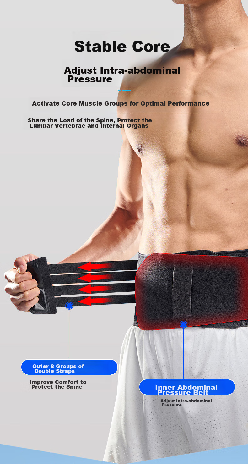 LP Waist Support Belt for Lumbar Disc Herniation, Muscle Strain, Sports Fitness, Badminton, Basketball, Waist Trimming And Protection Gear 10