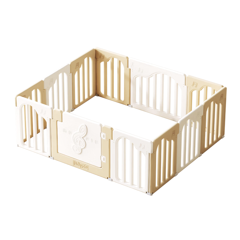 BG-BABYGO Musician Game Fence, Baby Crawling Mat, Integrated Protective Barrier for Infants, Indoor Child Playpen for Home Use