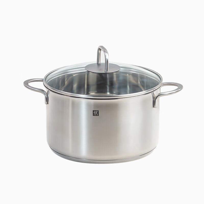 Кастрюля ZWILLING Nova Plus из нержавеющей стали, 24 см, с двумя ручками, подходит для газовых и индукционных плит