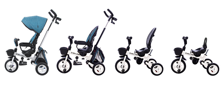 BABYJOEY Children's Tricycle, Foldable Baby Bike for Ages 1-5, Kids' Bicycle TT59, Princess Pink, Baby Gift 5
