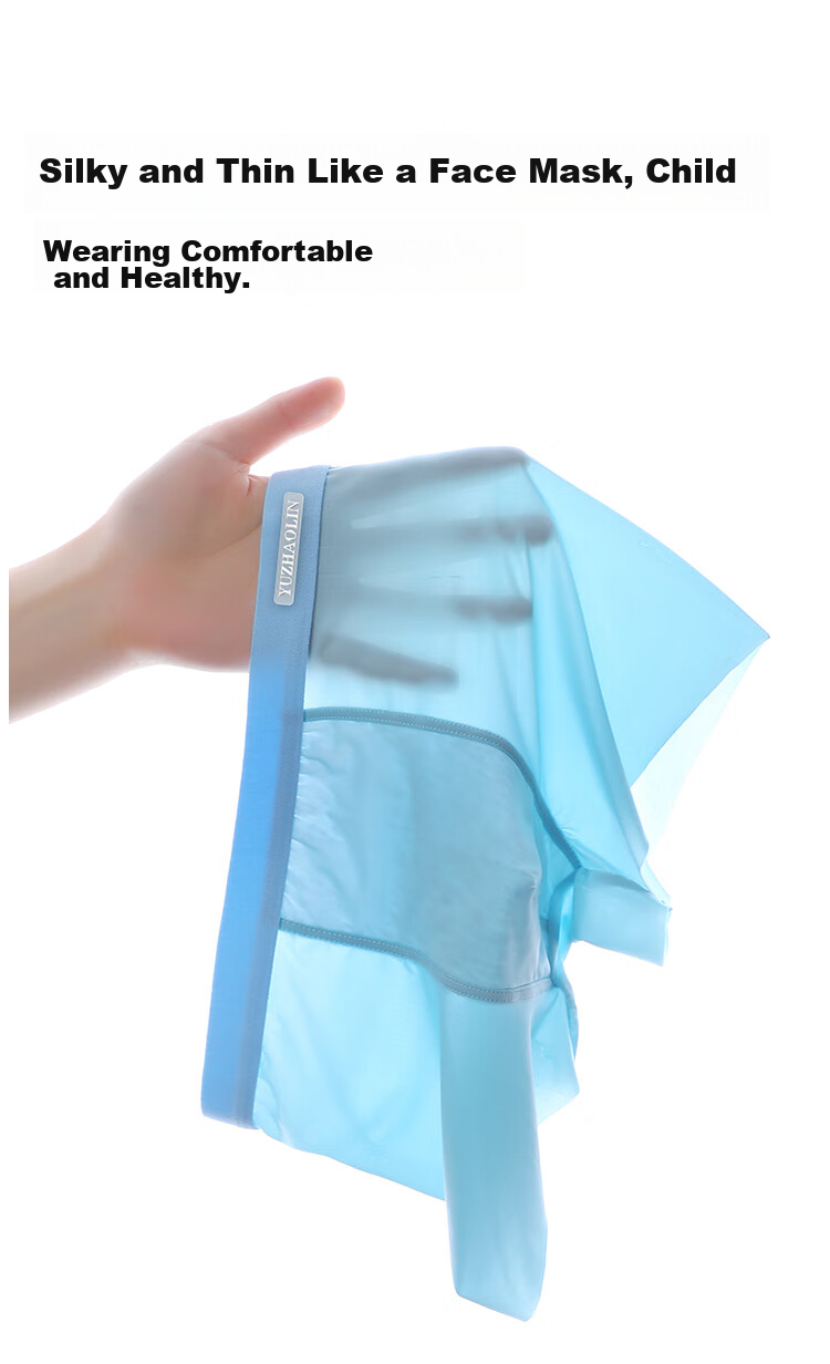YUZHAOLIN Children's Underwear, Boys' Ice Silk Boxer Briefs, 7A Antibacterial Comfortable Breathable, for Older Children And Teenagers, 4-Pack 6