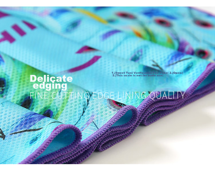 Li-Ning Men's And Women's Printed Cooling Towel, Badminton Fitness Sports Quick-Dry Towel, Running Cooling Sweat Wipe, 8231 Black 11