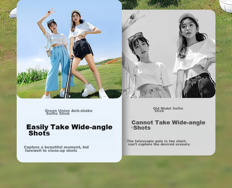 UGREEN Selfie Stick Tripod, Handheld Phone Stand, 1.85 Meters Floor-Standing Bracket, Handheld Anti-Shake Selfie Gimbal, 360° Rotation, Multifunctional Portable Aluminum Alloy, Suitable for Apple 18 Xiaomi 23