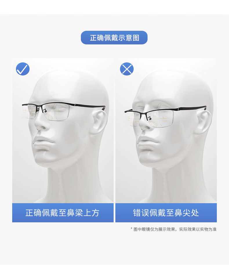 CAPONI Japanese Imported Photochromic Reading Glasses for Men, Smart Zoom, Ultra-Light Semi-Rimless, High-Definition, Anti-Blue Light, Pure Titanium, Bifocal 11