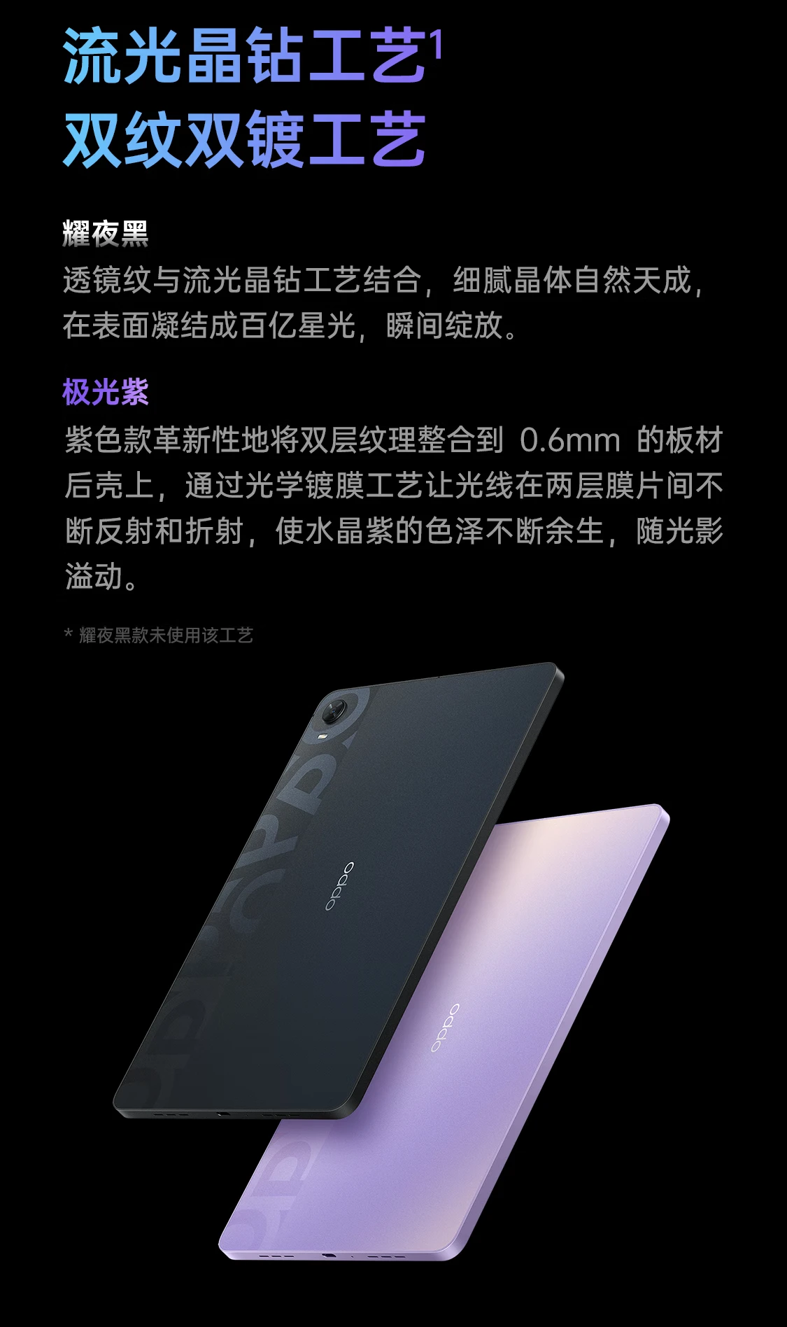 OPPO Pad 11-inch 2.5K 120Hz high-brush eye protection screen 8360mAh Snapdragon 870 6+128GB audio-visual entertainment office student online class tablet aurora purple OPPO Pad 11-inch 2.5K 120Hz high-brush eye protection screen 8360mAh Snapdragon 870 6+128GB audio-visual entertainment office student online class tablet aurora purple
