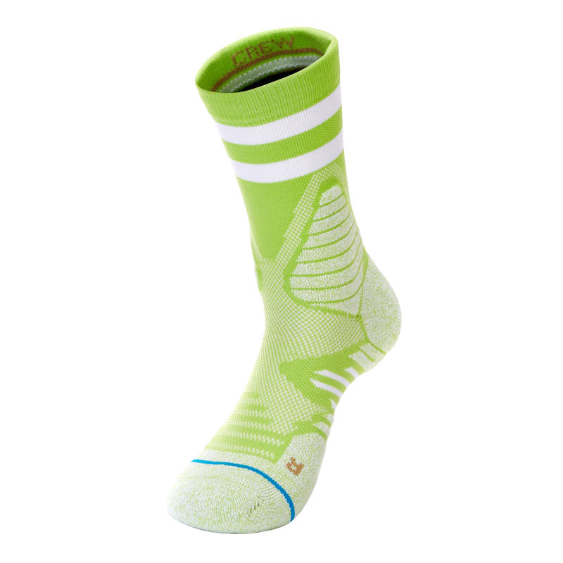 TFO Competition-Level Outdoor Socks, Breathable Sports Socks, Durable Running And Hiking Socks 2202215, Women's Fluorescent Gree