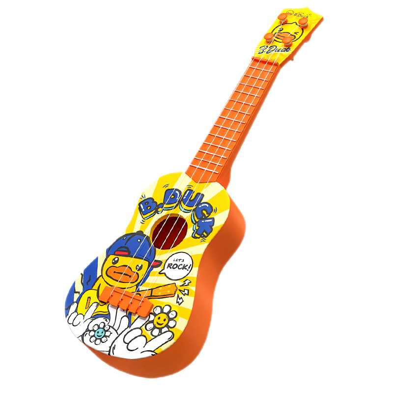 B.Duck Large Ukulele for Early Education, Musical Instrument for Infants And Toddlers, Playable Birthday Gift