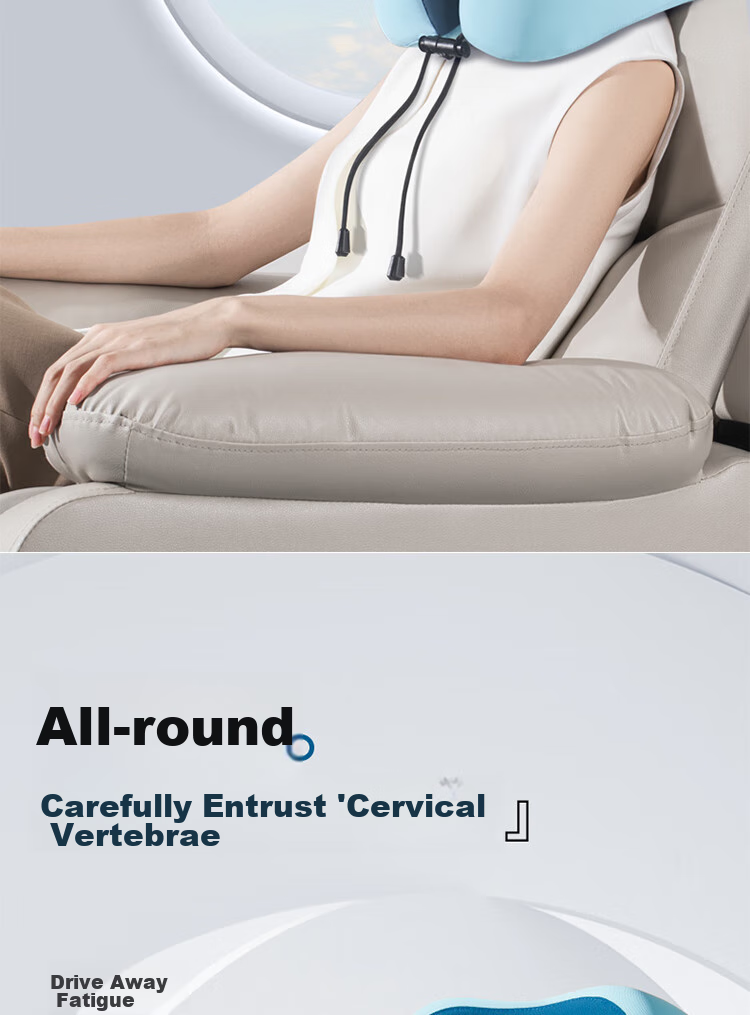 Buleishen Car U-Shaped Neck Pillow, Cervical Pillow, Memory Foam Neck Support Pillow for Driving And Travel 2