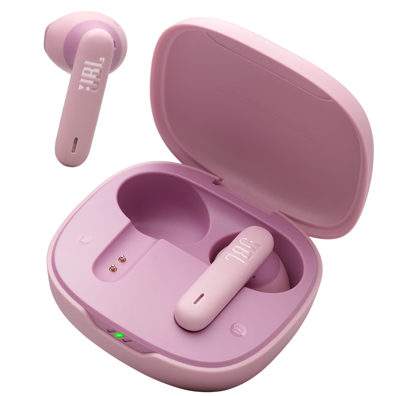 JBL WAVE FLEX 2 True Wireless Bluetooth Earphones, Semi-In Music Headphones, Call Noise Reduction Gaming Headset, Compatible with Huawei And Apple, Birthday Gift, Cherry Blossom Pink