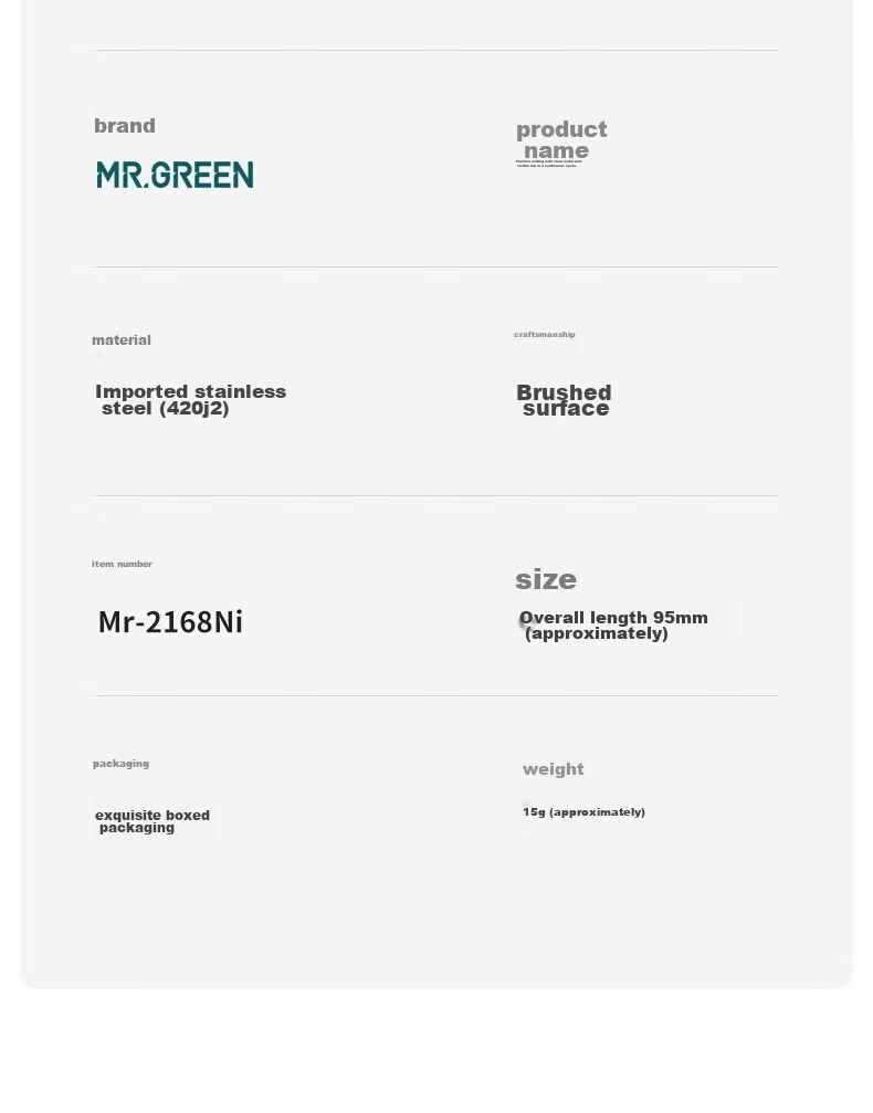 MR.GREEN German Tweezers Hair Removal Eyebrow Pluckers Beard Pluckers Armpit Hair And Gray Hair Removal Tools, Imported Stainless Steel Mr-2168NI 24