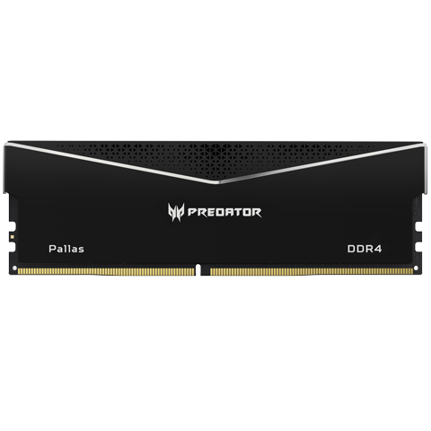 PREDATOR 32GB (16GB×2) Kit, DDR4 3600MHz, Desktop Memory Module, Pallas Series (C18), Black, Hynix CJR
