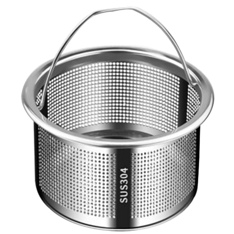 HSPA Kitchen Sink Strainer, Stainless Steel Vegetable Washing Basin, Dishwashing Sink Filter, Drain Screen for Sink, 105