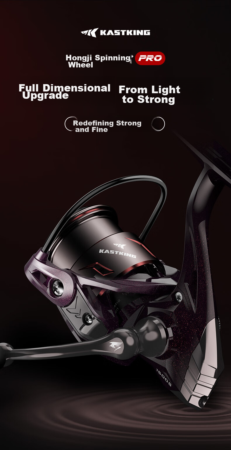 KastKing Hongshun PRO Micro Spinning Reel, Lure Fishing Line Reel, Metal Line Cup, Maokou Fish Baitiao Fishing Reel 2