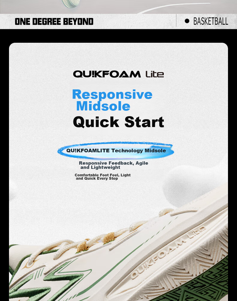 361° Men's Basketball Shoes, BIG3 Team 2.0 Spring Professional Training Breathable Sneakers for Men, 672431108-5 44